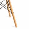 Стул CINDY (EAMES) (mod. 1801) дерево бук/металл/сиденье пластик, 45x51x82 см, Black (черный) (Комплект из 4 шт.) черный