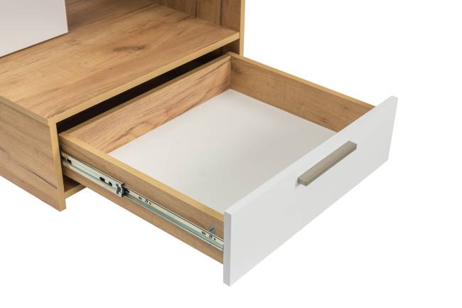 Стол письменный Лайт цвет дуб крафт золотой/белый премиум