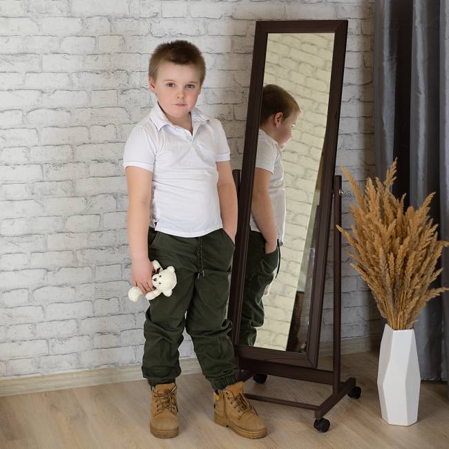 Зеркало напольное В 27Н венге 137 см х 42,5 см