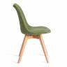 Стул TULIP SOFT (mod. 053V) / 1 шт. в упаковке дерево/пластик/ткань, 49,5 x 54,5 x 84 см, Зеленый (Green) LY1701-7 зеленый