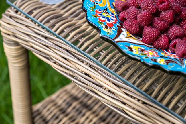 "Толедо" лаунж-зона из искусственного ротанга, цвет соломенный "Толедо" лаунж-зона из искусственного ротанга, цвет соломенный