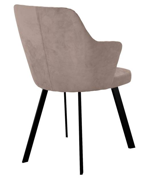 Стул DikLine 245 поворотный, К4 капучино, ножки черные