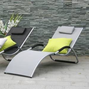 Шезлонг-лежак ГРАЦИЯ MC-3039GC Grey Шезлонг-лежак ГРАЦИЯ MC-3039GC Grey