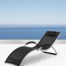 Шезлонг (лежак) Garden Way BRIGO 770505, черный