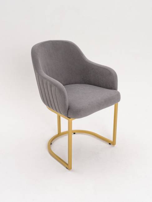 Стул Amely Gray / Gold Стул Amely Gray / Gold
