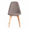 Стул CINDY SOFT (mod. C1021F1-1) фактурный велюр/дерево бук, 55 х 48 х 83 см, Серый LY1701-26 / натуральный (Комплект из 4 шт.) Серый LY1701-26 / натуральный фактурный велюр/дерево бук