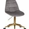 Офисное кресло для персонала DOBRIN MONTY GOLD, серый велюр (MJ9-75)