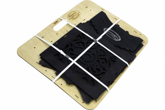 Мангал разборный, вертикальный, ST3, 2мм Мангал разборный, вертикальный, ST3, 2мм