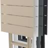 Стол пластиковый складной Helen Folding Table 60 бежевый 600х600х740 мм