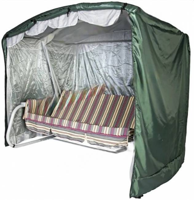 Чехол  для садовых качелей Дефа Люси - 245х145х175, зеленый