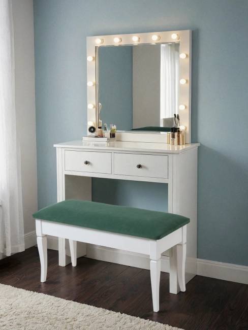 Банкетка Вивальди М с ящиком белый, ткань зеленый Банкетка Вивальди М с ящиком белый, ткань зеленый