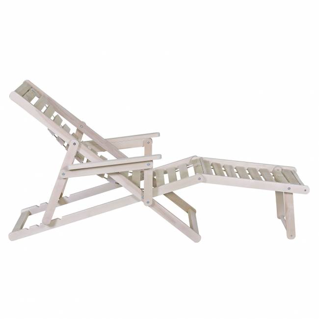 Шезлонг с подлокотниками
