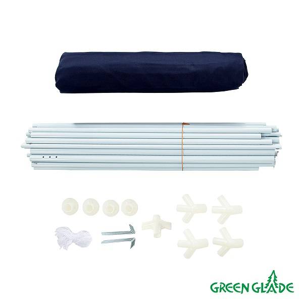Тент садовый Green Glade 1022 2,4х2,4м/3x3x2,5м полиэстер Тент садовый Green Glade 1022 2,4х2,4м/3x3x2,5м полиэстер