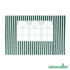 Стенка для садового тента Green Glade 4110 1,95х2,95м полиэстер с окном зеленая (20) Стенка для садового тента Green Glade 4110 1,95х2,95м полиэстер с окном зеленая (20)