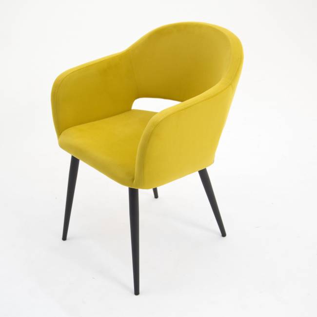 Стул Пичч чёрный / горчичный Стул Пичч чёрный / горчичный