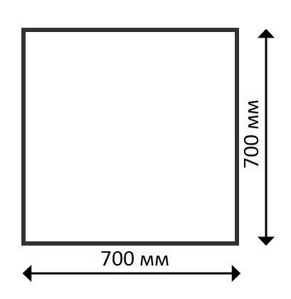 Столешница квадратная Werzalit Fantasy серый мрамор 700х700х20.5 мм Столешница квадратная Werzalit Fantasy серый мрамор 700х700х20.5 мм