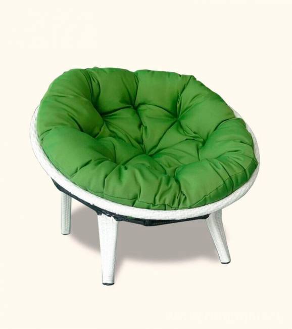 Комплект для отдыха "Вена Комфорт", из искусственного ротанга , 1+2, черный, белый