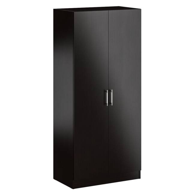 Кровать двуспальная 1800 со шкафом для одежды 2-х створчатым Стандарт цвет венге